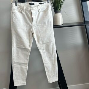 Banana Republic White Skinny Jeans